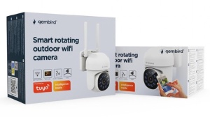 TSL-ODCAM-WRHD-01 Gembird Smart rotating outdoor wifi camera, 2K QHD TUYA - Img 3