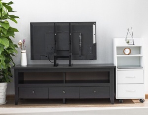 TVS-D70F-01 Gembird stoni TV stalak, VESA 37-70, crne boje