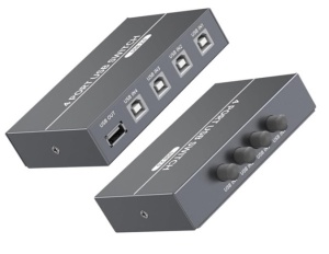 USB 4porz switch 2.0 Hi-Speed KT-USW4