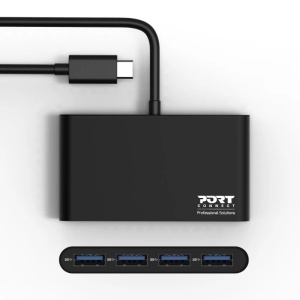 USB HUB Port Designs USB-C hub 4X USB-A 3.0 ports - Img 2