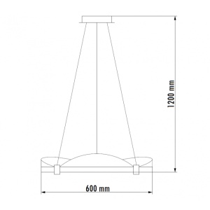 VESTA 620 LUSTER 60W 3000K BRAON/SIVA - Img 1