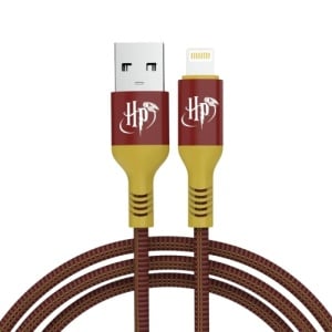 WB Moye Harry Potter USB-A to Lightning Charging Cable 01 1m
