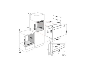 WHIRLPOOL WOI5S8HM1SBA ugradna rerna