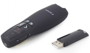 WP-L-12 Gembird Wireless prezenter, laser pointer - Img 1