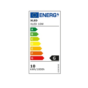 XLED 10W LED reflektor 6500K,735Lm,IP65,AC220-240V,crni - Img 2