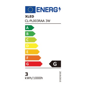 XLED CL-PL003RAA 3W 4000K Ugradni okrugli LED panel 290Lm,Fi85/Fi75 - Img 2