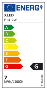 XLED E14 7W, P45 NB LED Sijalica 4000K,560Lm,Mini,220V,Bela - Img 2