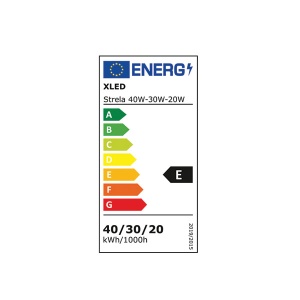 XLED Strela 40W-30W-20W 1200mm BL04 IP20/220-240V/110LM/W/RA80/3CCT - Img 2