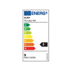 XLED T8 tuba 9W dvostrana Led cev 600mm/Glass+PC,4000K - Img 2