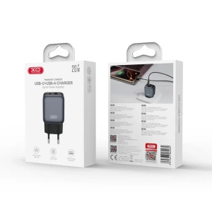 XO L154 kućni punjač PD 20W – USBTip C + Tip C kabl
