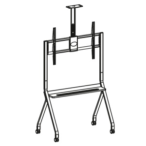 Xstand 55/100 L podni pokretni nosač za TV/VESA 900x600/do 120kg - Img 3