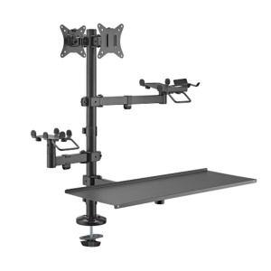 Xstand NTPMM-02LD,2x17-32/9 kg/Rotacija:180/Tilt: 90/VESA100x100/POS police