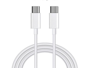Xwave Kabl USB Tip-C muški na Tip-C muški 1M 5A 5Gbps,65W punjenje,bakar,beli - Img 2