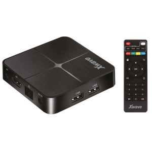 Xwave TV BOX X1 Smart TV 4K/Android10/2GB/16GB/QuadCore/HDMi/RJ45/Wifi/USB/AUX/2xUSB