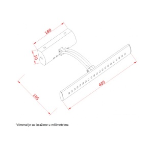 Zidna LED lampa 5W - Img 2