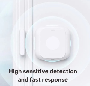 ZIGBEE-DOOR SENSOR-RSH-DS10 Gembird Tuya novi stil WiFi dve verzije 2u1 pametni senzor za vrata - Img 3