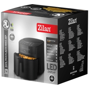 Zilan Friteza na vruć vazduh XL digitalna, 1800W, 6,5L - crna - ZLN7999 - Img 4