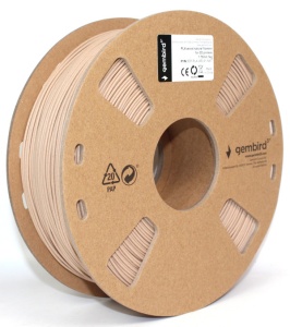 3DP-PLA-WD-01-NAT PLA Filament za 3D stampac 1.75mm, kotur 1KG wood natural - Img 1