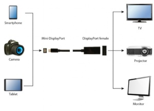 A-mDPM-DPF4K-01 Gembird 4K Mini DisplayPort to DisplayPort adapter cable, black A - Img 2