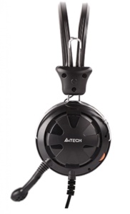 A4-HS-28-1 A4Tech Gejmerske slusalice sa mikrofonom, 40mm/32ohm, black, 2x3.5mm - Img 2