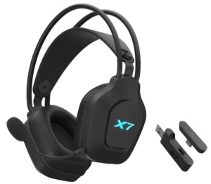 A4-XR-200 A4Tech X7 gejmerske slusalice sa mikrofonom, SURROUND, 50mm/16ohm, USB, LED,Bluetooth+2,4G - Img 2