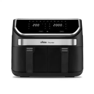 AirFryer Ufesa Thunder/dupla posuda/ 9l(4.5 L+4.5 L)/11 programa/crna - Img 4