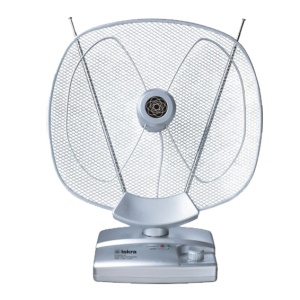 Antena Iskra G2235-07 sobna sa pojacalom, UHF/VHF, dobit 36dB, 220v + 12v FO - Img 2