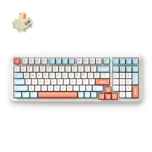 Bežična gaming tastatura MCHOSE K99 V2 Mehanička horizon orange - Img 1