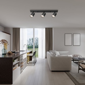 BRAYTRON crna spot lampa 3xGU10 - Img 2