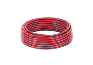 CABLETECH CCA Kabl za zvučnike presek 0.75mm dužina 10 m crno-crveni KAB0417