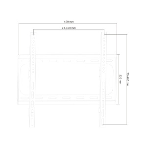 CABLETECH Zidni nosač za TV/LED TV 26-55" LP34-44F - Img 2