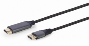 CC-DP-HDMI-4K-6 Gembird DisplayPort na HDMI interface kabl,4K at 60 Hz, Premium Series 1.8m - Img 1