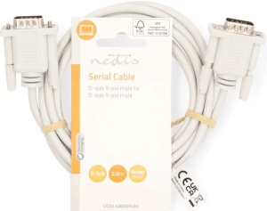 CCGL52000IV20 D-SUB 9-Pin Male Serijski kabl za povezivanje starih štampaèa, skenera 2m - Img 2