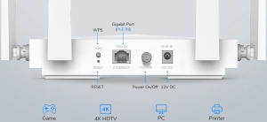 Cudy AP1300D AC1200 Desktop Wireless Access Point, 4-Stream Dual-Band Wi-Fi 5,867 Mbps+300 Mbps WiFi - Img 3