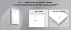 Cudy AP3000 Wall,AX3000 zidna Wi-Fi 6 pristupna tacka,4-Stream Dual-Band ,2402 Mbps + 574 Mbps