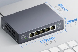 Cudy HS105 5-Port 2.5G Unmanaged Metal Switch za NAS zahteve koji zahtevaju intenzivnu propusnost - Img 2