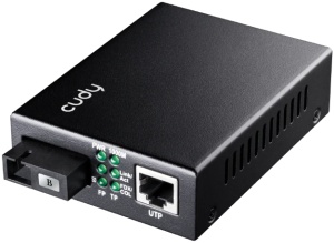 Cudy MC100GSB-40B Gigabit Ethernet Media Converter WDM BiDi, TX1550nm RX1310nm - Img 2