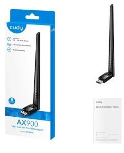Cudy WU900H,AX900 Wi-Fi 6 Bluetooth 5.4 USB adapter sa visokim pojaèanjem,V1.0, 600 Mbps + 286 Mbp - Img 2