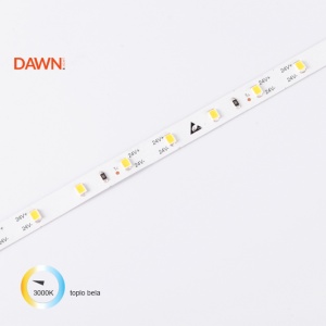 DAWN LED TRAKA HL 2835-60-WW 24V IP20 (5met, 4.8W/m, 8mm)