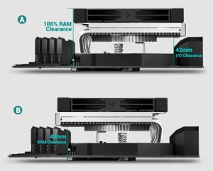 DeepCool AN600 UNI CPU kuler 180W 120mm 500-1850rpm 61CFM LGA1851/1700/1200/1151/1150/1155, AM5/AM4 - Img 1
