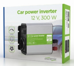 EG-PWC300-01 Gembird 12V Auto inverter DC/AC 300W+USB port - Img 2