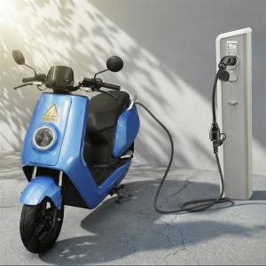 EV-T2MACF-3.7KW-0.5M Gembird Adapter kabl Tip 2 (muški) na Šuko (ženski), 3,7 kW, 0,5 m