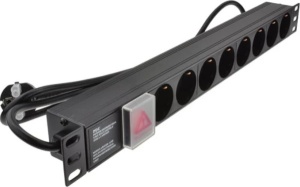 ExeLink Razvodni PDU panel za REK sa 8 utiènih mesta (aluminijum)