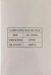 Folija za plastifikaciju 65x95 125 mikrona (papir za laminaciju) 100 listova - Img 2