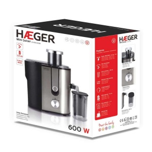 HAEGER JE-600.002B SOKOVNIK 600W SILVER/CRNI - Img 3