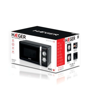 HAEGER MW-70B.007A MIKROTALASNA PEĆNICA 20L CRNA - Img 3