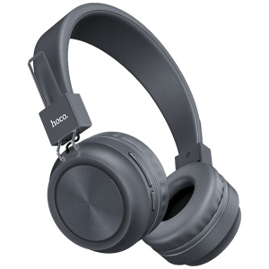 hoco. Bežične stereo slušalice, Bluetooth, do 12h rada, mikrofon - W25 Promise Sive