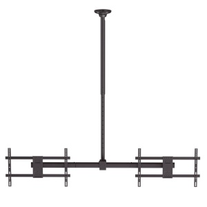 HOLMIOS 55030 PLAFONSKI ROTACIONI Nosač ZA 2 LCD, 34"-60", 2 X 40KG - Img 1