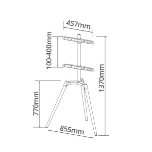 HOLMIOS 60009 PODNI Držač ZA LCD, 45''-65'', DO 32KG, DRVENI NOGARI - Img 3