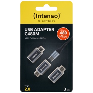 (Intenso) Adapter USB C na micro USB C, pakovanje 3 komada - C480M 3 pcs
